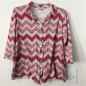 Bedhead Chevron Pajama Top M